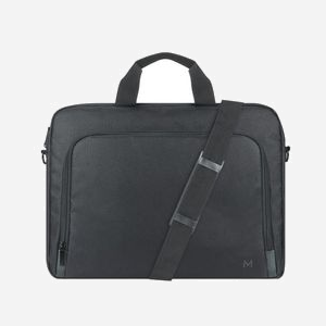 Mobilis TheOne Sacoche 14" Polyester Noir, Compartiment PC, Poche Avant, Bandoulière Amovible, 30% Matériaux Recyclés (GRS), 400x290x70mm - Miniature 3