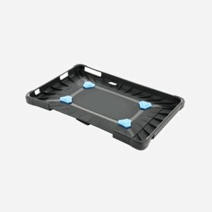 Mobilis 067005 Étui Anti-chocs pour Zebra ET51/56 10.1" (25.6cm) Noir - Compatibilité CRD-ET5X-1SCG2/1SCOM1/1SCOM2R/CBL2-01, Position Verticale, Protection Chute 1.2m, 470g