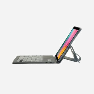 Mobilis 048052 Clavier AZERTY Français Bluetooth Noir pour Samsung Galaxy Tab A8 10.5" - Batterie 100h, Simili-cuir, Résistant aux chocs - Miniature 4