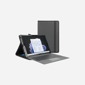 Mobilis 051062 Étui Folio Noir pour Surface Pro 9/8 13" (33cm), Protection Chutes 1.2m (Norme IK08/MIL-STD 810G), Bandoulière et Porte-Stylet - Miniature 3