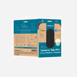Mobilis Folio Porte Carte pour Lenovo Tab P11 2nd Gen 11.5" (TB350FU/XU) Noir, Protection Chocs, 2 Positions, Fonction Veille/Marche, 25% Recyclé - Miniature 4
