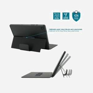 Mobilis 029034 Étui Folio Noir pour Galaxy Tab A9+ 11" (SM-X210/X216), Trépied, Antichoc 0.9m, Emplacement Stylet, Fermeture Magnétique - Miniature 3