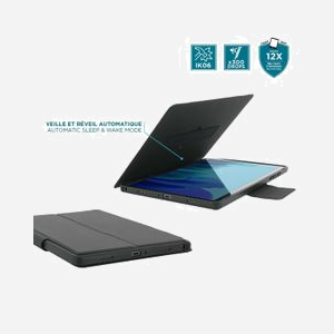 Mobilis 029034 Étui Folio Noir pour Galaxy Tab A9+ 11" (SM-X210/X216), Trépied, Antichoc 0.9m, Emplacement Stylet, Fermeture Magnétique - Miniature 4