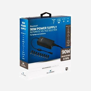 Bluestork BS-PW-NB90/FB3 : Alimentation Secteur Universelle 90W pour Notebook, 18.5V-20V, 9 Embouts, Protections Surtension/Court-Circuit - Miniature 2