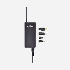 Bluestork PW-NB-90-LENOVO Alimentation Interne 90W pour Ordinateur Portable Lenovo, 4 Prises CA vers CC, Câble 2.4m, Noir
