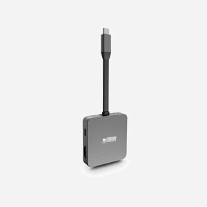 Urban Factory HUBEE LIGHT USB 3.2 Gen 1 Type-C Gris - Hub avec HDMI, USB 2.0, USB-C 100W, Lecteur SD/MicroSD - 55x55x13.5mm - Ref: TCM05UF - Miniature 3