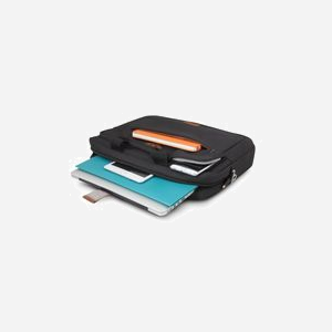 Urban Factory ETC15UF Sacoche Toploader 15.6" Noir, Compartiments Ordinateur 15.6" et Tablette 10.5", Sangle d'épaule amovible, 325x85x440mm, 790g - Miniature 4