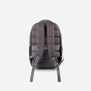 Urban Factory GREENEE ELB14UF Sac à Dos 14" Gris Polyester Recyclé, Double Compartiment, Poches Multiples, Résistant à l'Eau - Dimensions 325x165x445mm - Miniature 3