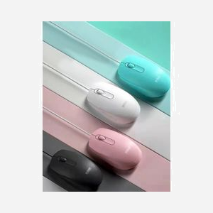 Urban Factory FREE Souris Optique USB Type-A 1200 DPI Ambidextre 3 Boutons Bleu - Câble 1.25m - ABS/PC - Windows/macOS/Linux/Android/iOS - Miniature 2