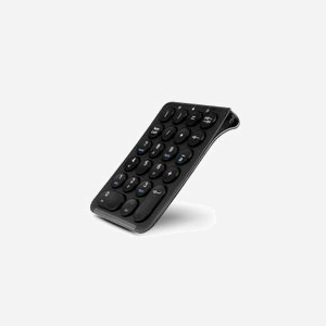 Urban Factory BNK05UF : Clavier Numérique Bluetooth Noir 24 Touches, Batterie 100mAh, Compatible Windows/macOS/Linux, 88x131x19mm, 45g - Miniature 1
