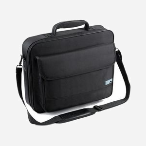 Sacoche Heden SACHEDME17 Malette Nylon Noir pour ordinateur portable 17"-17.3" (43.2-43.9cm) 460x340x95mm, compartiment 420x305x60mm, sangle épaule - Miniature 1