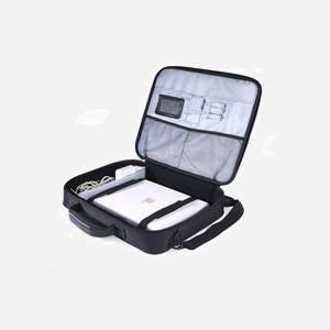 Sacoche Heden SACHEDME17 Malette Nylon Noir pour ordinateur portable 17"-17.3" (43.2-43.9cm) 460x340x95mm, compartiment 420x305x60mm, sangle épaule - Miniature 2
