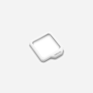 EK Water Blocks EK-Quantum Velocity - Cadre de Couvercle ABS Blanc - Refroidissement CPU Waterblock - Compatible EK Water Blocks - Type Cadre