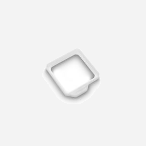 EK Water Blocks EK-Quantum Velocity - Cadre de Couvercle ABS Blanc - Refroidissement CPU Waterblock - Compatible EK Water Blocks - Type Cadre - Miniature 2