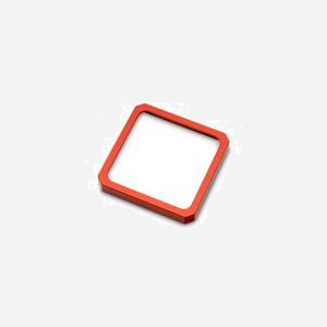 EK Water Blocks Frame Water Block Aluminium Rouge - Réf. 3831109822579 - Conçu et Fabriqué en Slovénie pour Systèmes de Refroidissement PC