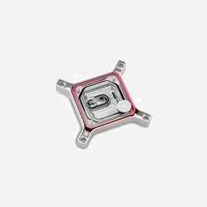 EK Water Blocks Frame Water Block Aluminium Rouge - Réf. 3831109822579 - Conçu et Fabriqué en Slovénie pour Systèmes de Refroidissement PC - Miniature 2