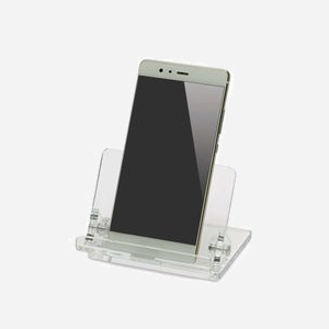 MAUL Support Bureau pour Mobile/Smartphone 1957505 Acrylique Transparent, Orientation Horizontale/Verticale, 105x97x76mm, 110g - Miniature 3