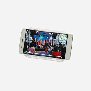 MAUL Support Bureau pour Mobile/Smartphone 1957505 Acrylique Transparent, Orientation Horizontale/Verticale, 105x97x76mm, 110g - Miniature 4