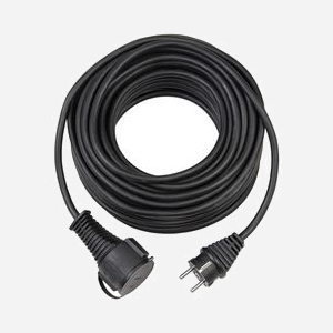 Câble d'Alimentation Brennenstuhl 1161420 Noir 5m, Connecteur Mâle vers Femelle, Longueur 5 mètres, Code SH 84733080