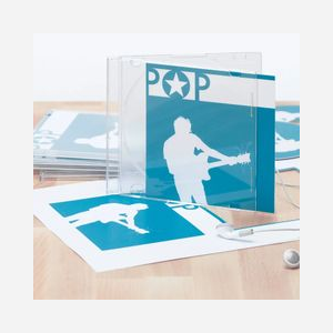 HERMA 5033 - Jaquettes CD/DVD A4 Blanc, Carton Couché, Impression Laser/Jet d'encre, 121x242mm, Microperforé, 25f FSC Mix, Fabriqué en Allemagne - Miniature 3
