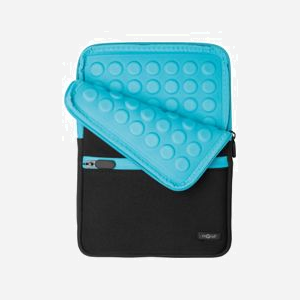 Housse Pagna 99517-20 pour Tablette 10" (25.4cm), Compatible Toutes Marques, Noir et Bleu, Fermeture à Glissière, Dimensions 200x270mm