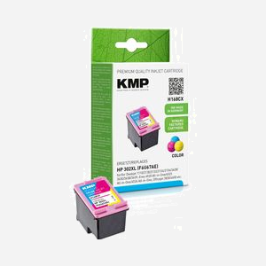 KMP H168CX Cartouche d'encre pigmentée 12ml (Cyan, Magenta, Jaune) - Rendement 350 pages - Compatibilité HP DeskJet/Envy/OfficeJet Series - Miniature 1