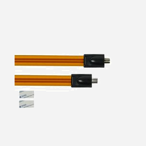 Alcasa S-FD26FK Câble Coaxial 0.263m Type F Mâle vers IEC Femelle Droit Orange (x1) - Miniature 2