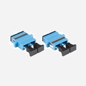 Alcasa LW-K206 Connecteur Fibre Optique SC Femelle/Femelle OS2 Monomode Vitrocéramique Bleu