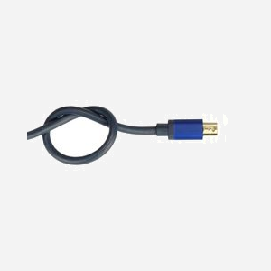 Alcasa MDP-HDMI2 : Adaptateur Mini DisplayPort 1.4 vers HDMI 2.0 (Mâle/Femelle) - 0.2m - Résolution 4K 60Hz - HDCP 2.2 - Noir/Bleu - Miniature 4