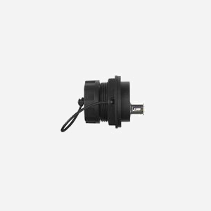 Alcasa IC04-U304 Connecteur USB A Femelle Noir IP65/IP67 Facteur de Forme Droit, Matériaux PBT/PVC, Durée de Vie 500 Cycles, -40°C à 80°C - Miniature 2