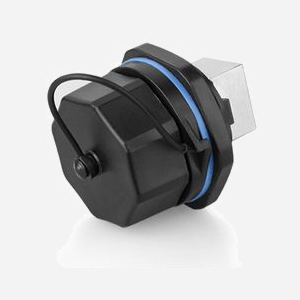 Alcasa IC06-R103 Connecteur RJ45 Noir Cuivre/Plastique/Gel de Silice IP65/IP67 Durée de Vie 500 Cycles Température -40 à 80°C - Miniature 2