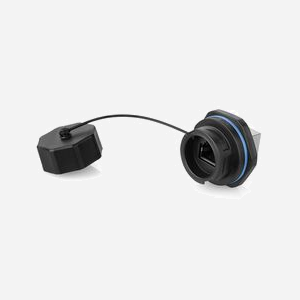 Alcasa IC06-R103 Connecteur RJ45 Noir Cuivre/Plastique/Gel de Silice IP65/IP67 Durée de Vie 500 Cycles Température -40 à 80°C - Miniature 3