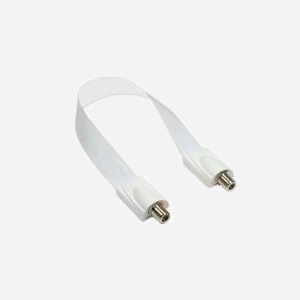 Alcasa S-100032W : Câble coaxial SAT F/F Blanc 32m - Connecteurs F mâle/F mâle - Longueur 32 mètres - Conditionnement : 1 pièce