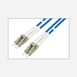 Alcasa LW-P81003 : Câble Fibre Optique OM3 100 m, Connecteurs LC/LC, Diamètre Cœur 50 µm, Diamètre Revêtement 125 µm, Bleu