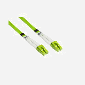 Alcasa LW-820LC5 : Câble Fibre Optique OM5 20m LC/LC Multimode 50/125µm, Gaine LSZH, Vert, -10°C à 60°C, Perte d'Insertion 0.3dB