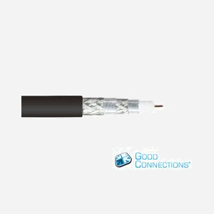 Alcasa GC-M2072 Câble Coaxial RG-6/U 1.5m, Connecteurs IEC/Koax, Impédance 75 Ohm, Gaine 8mm PVC, Conducteur Cuivre 1mm, Blindage Aluminum Mylar, Noir - Miniature 4