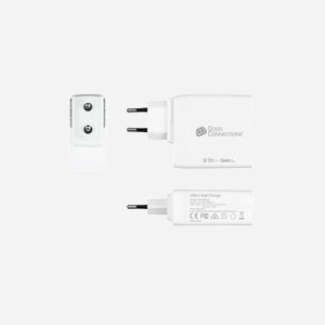 Alcasa PCA-W005W Chargeur Secteur Universel 140W USB-C Quick Charge 5 & USB Power Delivery 3.1 (PPS) 100-240V avec Protections Multiples & câble 1.2m - Miniature 3