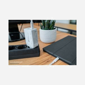 Alcasa PCA-W007W Chargeur Secteur Universel 65W Blanc - 2x USB-C (Quick Charge 4+) / 1x USB-A 3.2 Gen 1, GaN, Protections Surtension/Surchauffe - Miniature 5