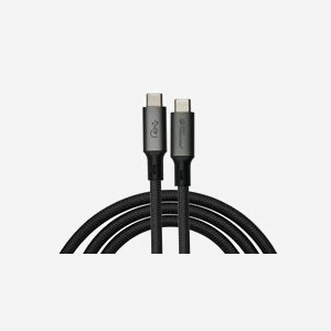 Alcasa Câble USB4 Gen 3x2 2404-MT010S USB-C vers 4x USB-C 1m, 40Gbit/s, contacts or, Power Delivery 240W, Thunderbolt 4, Noir - Miniature 3