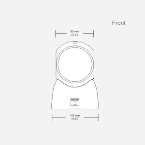 Honeywell Metrologic MS7120 Orbit - Scanner 1D Gris - Lecture 650nm - Interface USB - 5V/220mA - Température 0-40°C - MK7120-71A38 - Miniature 5