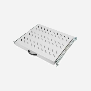 Digitus DN-19-TRAY-2-600 Étagère amovible 1U pour armoire 19" (483mm) Gris RAL 7035, 465x345x30mm, Charge Max 25kg