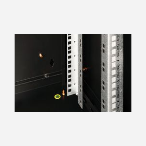 Digitus Armoire Murale 19" 12U 600x450mm Acier, Porte Verre, Charge 100kg, Noire RAL 9005, IP20, DN-19-12-U-SW - Miniature 3