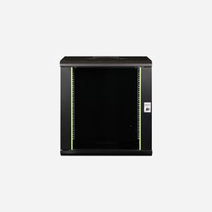 Digitus Armoire Murale 19" 12U 600x450mm Acier, Porte Verre, Charge 100kg, Noire RAL 9005, IP20, DN-19-12-U-SW - Miniature 5