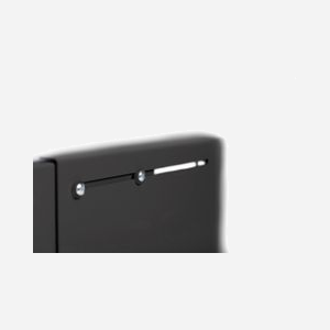 Digitus DN-19-PB-8U-SW Support Mural 19" 4U, Profondeur Ajustable 225-399mm, Charge 15kg, Noir, Panneaux Latéraux, Découpes Câblage - Miniature 4