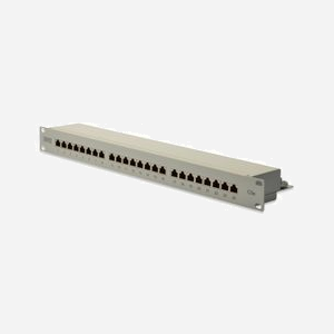 Digitus DN-91524S : Panneau de Brassage CAT 5e Classe D, 24 Ports RJ45 Blindés, 1U, Acier Galvanisé, Normes ISO/IEC 11801 et EN 50173 - Miniature 2