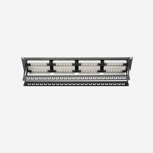 Digitus DN-91648U Panneau de Brassage CAT 6 Classe E 48 Ports RJ-45 Montage Rack 19" Acier Galvanisé 2U - Miniature 2