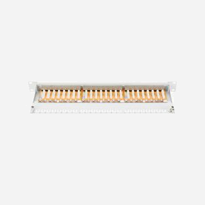 Digitus DN-91624S : Panneau de brassage CAT 6, 24 ports RJ45 blindés, 1U 19", Connectique LSA, Classe E jusqu'à 250MHz, compatible PoE+/PoE - Miniature 3