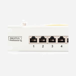 Digitus DN-91624S : Panneau de brassage CAT 6, 24 ports RJ45 blindés, 1U 19", Connectique LSA, Classe E jusqu'à 250MHz, compatible PoE+/PoE - Miniature 5
