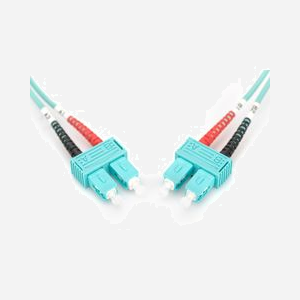Digitus Câble Fibre Optique OM3 50/125µm SC/SC Duplex 10m, Gaine LSZH, Diamètre 3mm, Aqua, Réf: DK-2522-10/3 - Miniature 3