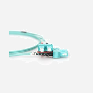 Digitus Câble Fibre Optique OM3 50/125µm SC/SC Duplex 10m, Gaine LSZH, Diamètre 3mm, Aqua, Réf: DK-2522-10/3 - Miniature 5